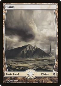 Plains (231) - Full Art - Zendikar - Magic: The Gathering card