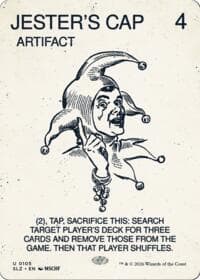 Jester's Cap (0105) - Secret Lair x MSCHF: The Zeta Set - Magic: The Gathering card