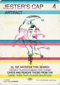 Jester's Cap (0347) - Secret Lair x MSCHF: The Zeta Set - Magic: The Gathering card