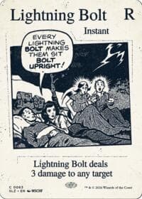 Lightning Bolt (0063) - Secret Lair x MSCHF: The Zeta Set - Magic: The Gathering card