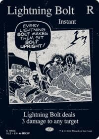 Lightning Bolt (0184) - Secret Lair x MSCHF: The Zeta Set - Magic: The Gathering card