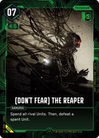 (Don't Fear) The Reaper - Welcome to Night City - Retail - Cyberpunk TCG card