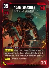 Adam Smasher - Ender of Legends (Epic) - Welcome to Night City - Retail - Cyberpunk TCG card