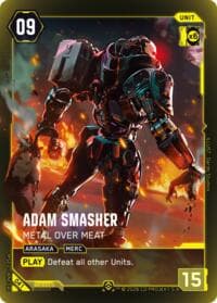 Adam Smasher - Metal Over Meat (Epic) - Welcome to Night City - Retail - Cyberpunk TCG card