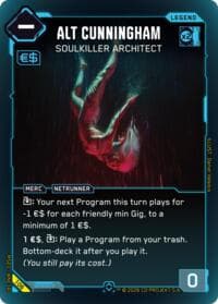 Alt Cunningham - Soulkiller Architect (Rare) - Welcome to Night City - Retail - Cyberpunk TCG card