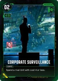 Corporate Surveillance - Welcome to Night City - Retail - Cyberpunk TCG card