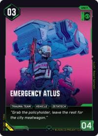 Emergency Atlus - Welcome to Night City - Retail - Cyberpunk TCG card