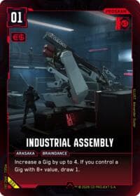 Industrial Assembly - Welcome to Night City - Retail - Cyberpunk TCG card