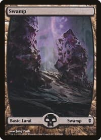 Swamp (239) - Full Art - Zendikar - Magic: The Gathering card