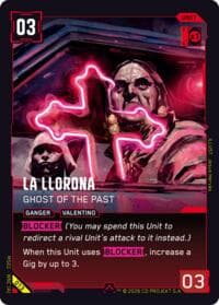 La Llorona - Ghost of the Past - Welcome to Night City - Retail - Cyberpunk TCG card