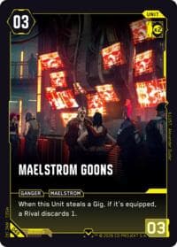 Maelstrom Goons - Welcome to Night City - Retail - Cyberpunk TCG card