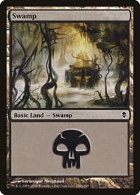 Swamp (240a) - Zendikar - Magic: The Gathering card