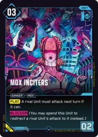Mox Inciters - Welcome to Night City - Retail - Cyberpunk TCG card