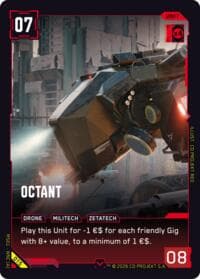 Octant - Welcome to Night City - Retail - Cyberpunk TCG card