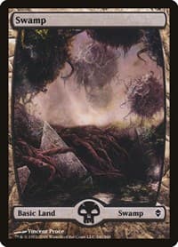 Swamp (241) - Full Art - Zendikar - Magic: The Gathering card