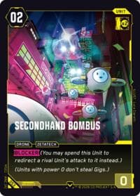 Secondhand Bombus - Welcome to Night City - Retail - Cyberpunk TCG card