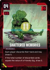 Shattered Memories - Welcome to Night City - Retail - Cyberpunk TCG card