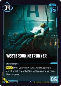 Westbrook Netrunner - Welcome to Night City - Retail - Cyberpunk TCG card