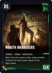 Wraith Marauders - Welcome to Night City - Retail - Cyberpunk TCG card