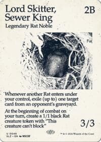 Lord Skitter, Sewer King (0046) - Secret Lair x MSCHF: The Zeta Set - Magic: The Gathering card