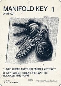 Manifold Key (0106) - Secret Lair x MSCHF: The Zeta Set - Magic: The Gathering card