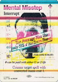 Mental Misstep (0264) - Secret Lair x MSCHF: The Zeta Set - Magic: The Gathering card
