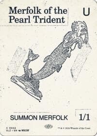 Merfolk of the Pearl Trident (0024) - Secret Lair x MSCHF: The Zeta Set - Magic: The Gathering card