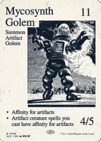 Mycosynth Golem (0108) - Secret Lair x MSCHF: The Zeta Set - Magic: The Gathering card