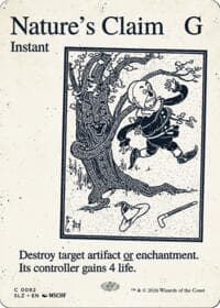 Nature's Claim (0082) - Secret Lair x MSCHF: The Zeta Set - Magic: The Gathering card