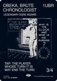 Obeka, Brute Chronologist (0213) - Secret Lair x MSCHF: The Zeta Set - Magic: The Gathering card