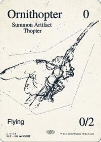 Ornithopter (0109) - Secret Lair x MSCHF: The Zeta Set - Magic: The Gathering card