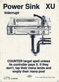 Power Sink (0028) - Secret Lair x MSCHF: The Zeta Set - Magic: The Gathering card