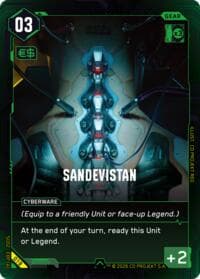 Sandevistan - Embracing Power - Retail Starter Deck - Cyberpunk TCG card