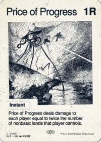 Price of Progress (0065) - Secret Lair x MSCHF: The Zeta Set - Magic: The Gathering card