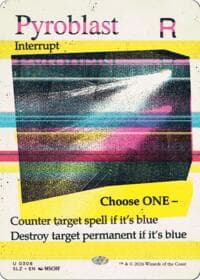 Pyroblast (0308) - Secret Lair x MSCHF: The Zeta Set - Magic: The Gathering card