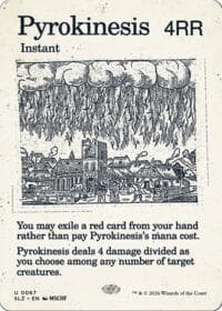 Pyrokinesis (0067) - Secret Lair x MSCHF: The Zeta Set - Magic: The Gathering card