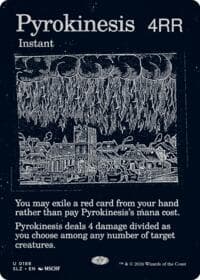Pyrokinesis (0188) - Secret Lair x MSCHF: The Zeta Set - Magic: The Gathering card