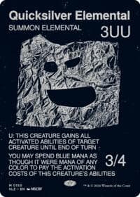 Quicksilver Elemental (0150) - Secret Lair x MSCHF: The Zeta Set - Magic: The Gathering card