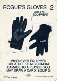 Rogue's Gloves (0111) - Secret Lair x MSCHF: The Zeta Set - Magic: The Gathering card
