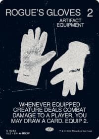 Rogue's Gloves (0232) - Secret Lair x MSCHF: The Zeta Set - Magic: The Gathering card