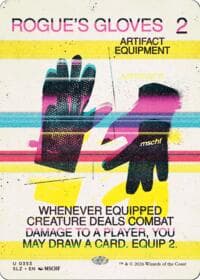 Rogue's Gloves (0353) - Secret Lair x MSCHF: The Zeta Set - Magic: The Gathering card