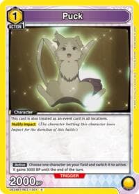 Puck (001) - UE24BT: Re:ZERO -Starting Life in Another World- - Union Arena card
