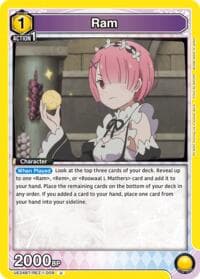 Ram (009) - UE24BT: Re:ZERO -Starting Life in Another World- - Union Arena card