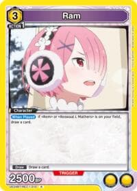 Ram (010) - UE24BT: Re:ZERO -Starting Life in Another World- - Union Arena card