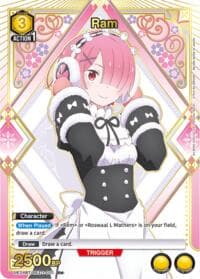 Ram (010) (R*) - UE24BT: Re:ZERO -Starting Life in Another World- - Union Arena card