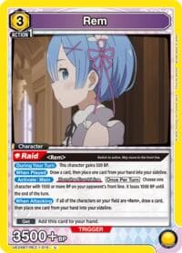 Rem (015) - UE24BT: Re:ZERO -Starting Life in Another World- - Union Arena card