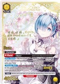 Rem (019) (SR**) - UE24BT: Re:ZERO -Starting Life in Another World- - Union Arena card