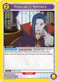 Roswaal L Mathers - UE24BT: Re:ZERO -Starting Life in Another World- - Union Arena card
