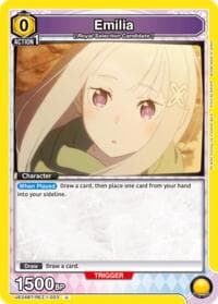 Emilia (023) - UE24BT: Re:ZERO -Starting Life in Another World- - Union Arena card