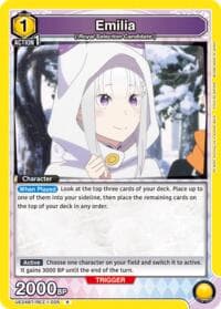 Emilia (025) - UE24BT: Re:ZERO -Starting Life in Another World- - Union Arena card